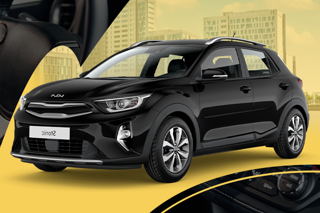 Kia Stonic SUV used by A2z Airport Transfers for city and airport rides