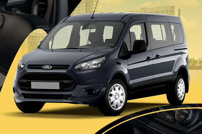 Ford Tourneo MPV offering comfortable rides with A2z Airport Transfers